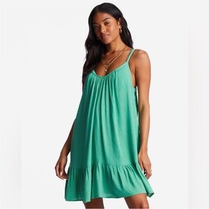 Billabong 🌴🌺 Sweet Grass Beach Vibes Mini Dress